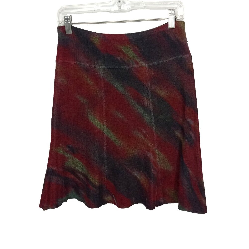 Nally Millie Skirt Womens Knit Pull On Y2K Stretch Pleated Small